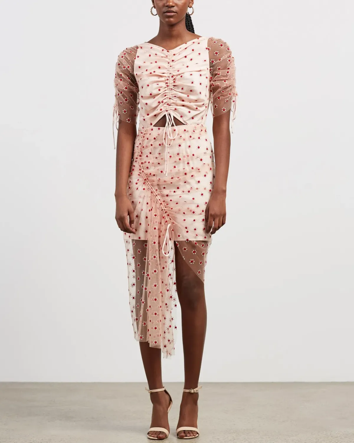 Alice McCall Stardust Mini Dress Blush Multi Size 8 - Image 1