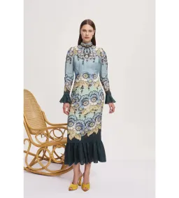 Alemais Madalena Midi Dress in Multi Size 10 for rent on The Volte - image 1