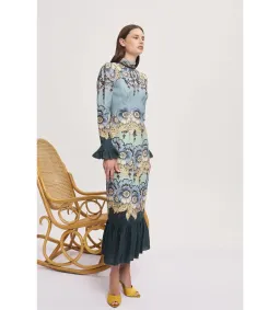 Alemais Madalena Midi Dress in Multi Size 10 for rent on The Volte - image 2