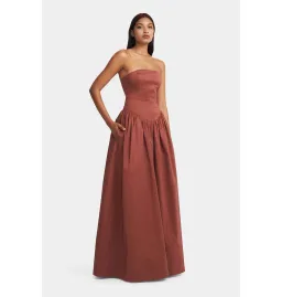 Hansen & Gretel Audrey Gown Pinot Size S / AU 8 for rent on The Volte - image 2