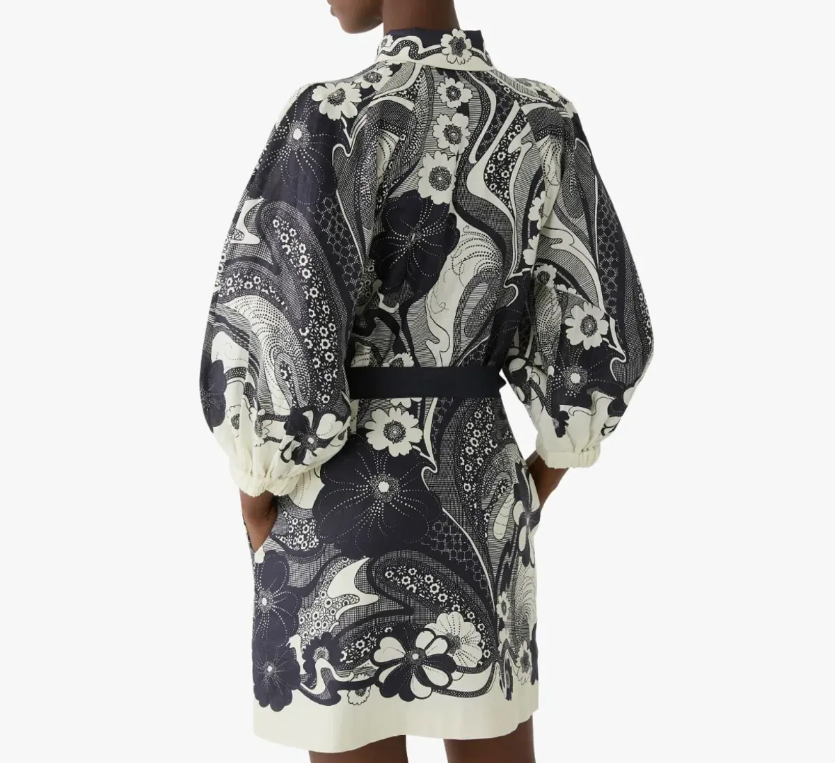 Alemais Mickey Mini Dress Multi Floral Size AU 16 - Image 2