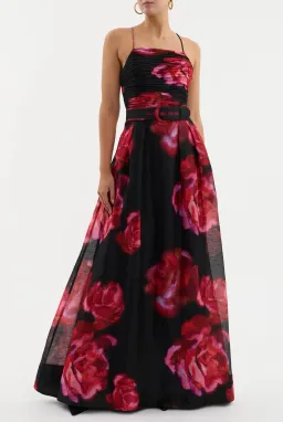 Rebecca Vallance Rosina Gown Floral Size AU 12 for rent on The Volte - image 1