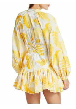 Acler Bastia Mini Yellow Floral Print 10 for rent on The Volte - image 4