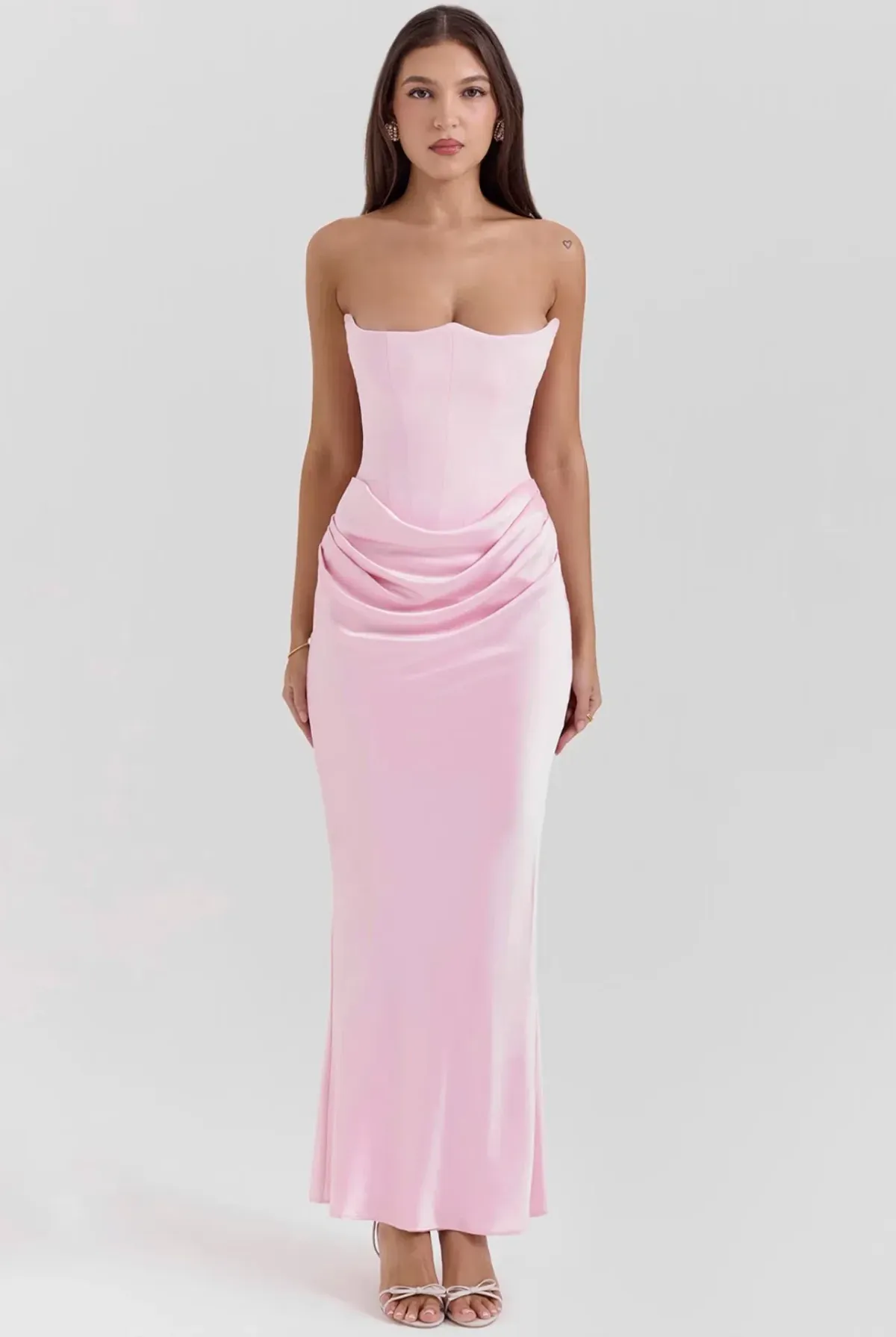 House Of Cb Pink Persephone Dress Size 10 - Image 1