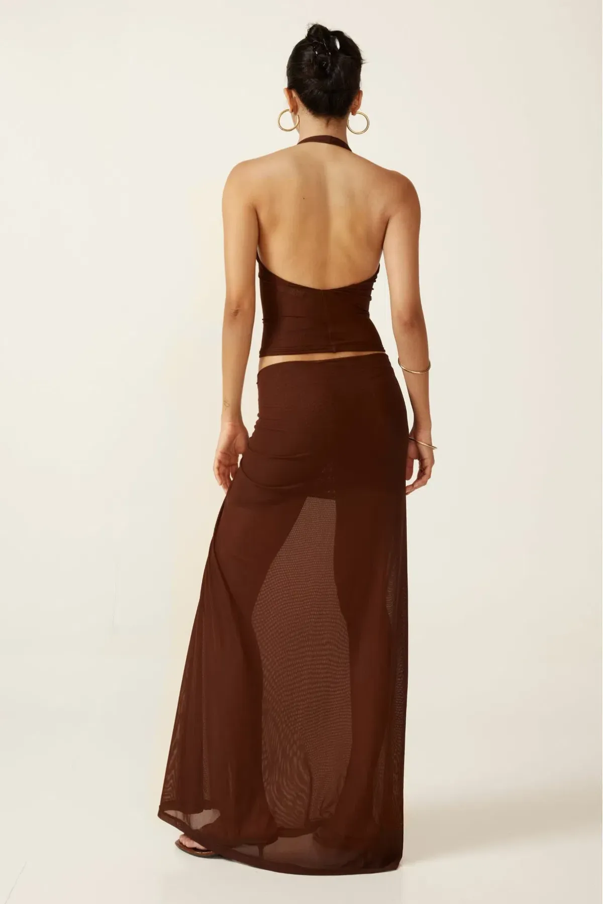 Ance Gria Nellie Maxi Set Brown Size 6 - Image 2