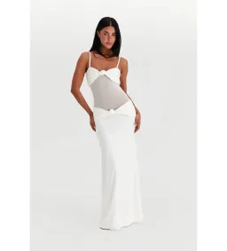 Sasha Therese Amara Maxi Dress In White Size M/AU 10 for rent on The Volte - image 1