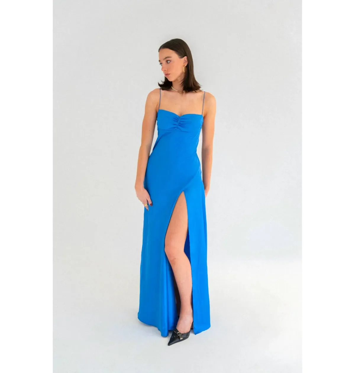 HNTR The Label Azul Gaia Gown Blue Size Size S / AU 8 - Image 1