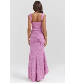 House of CB Cesca Floral Maxi Dress in Rose Pink Size 8/S for rent on The Volte - image 4