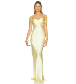 Natalie Rolt Bridget Gown Lemon Size 1/AU 8 for rent on The Volte - image 1