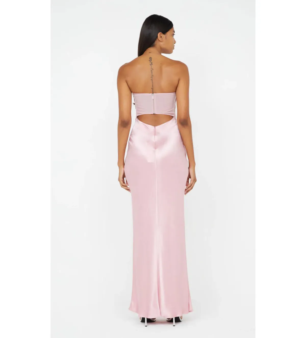 Bec & Bridge Halle Strapless Gown in Dusty Pink Size 10 - Image 4