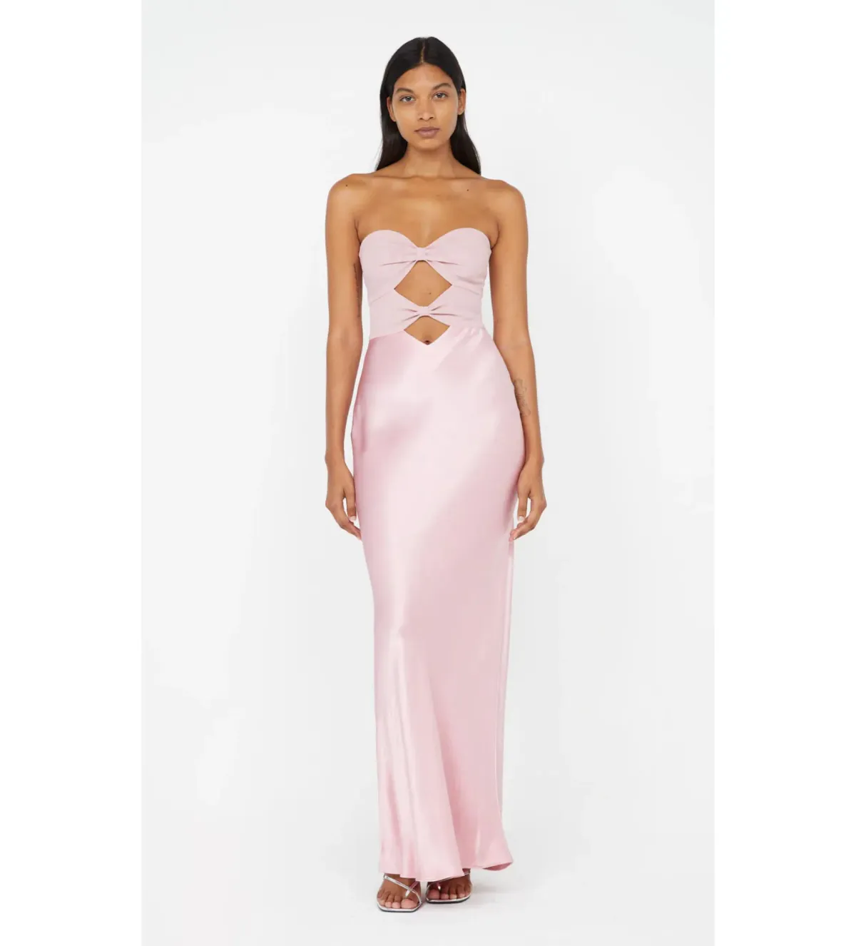 Bec & Bridge Halle Strapless Gown in Dusty Pink Size 10 - Image 1