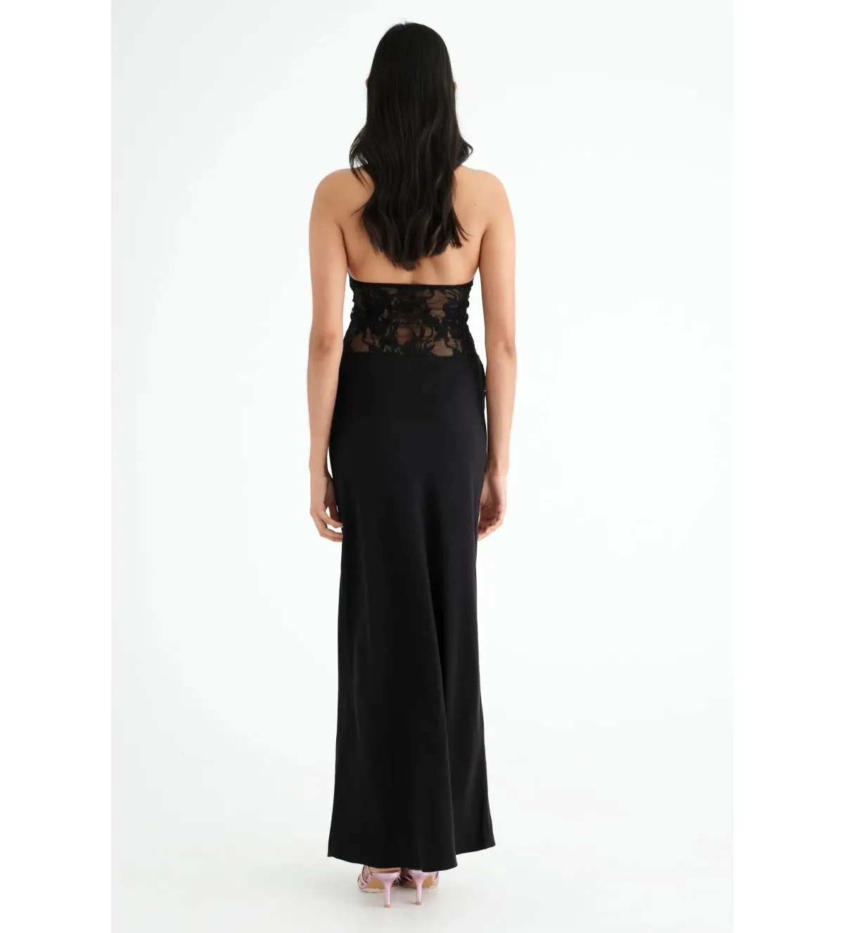 Benni Miko Maxi Dress in Black Size 6 - Image 3