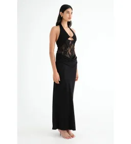 Benni Miko Maxi Dress in Black Size 10 for rent on The Volte - image 2