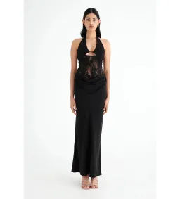 Benni Miko Maxi Dress in Black Size 10 for rent on The Volte - image 1