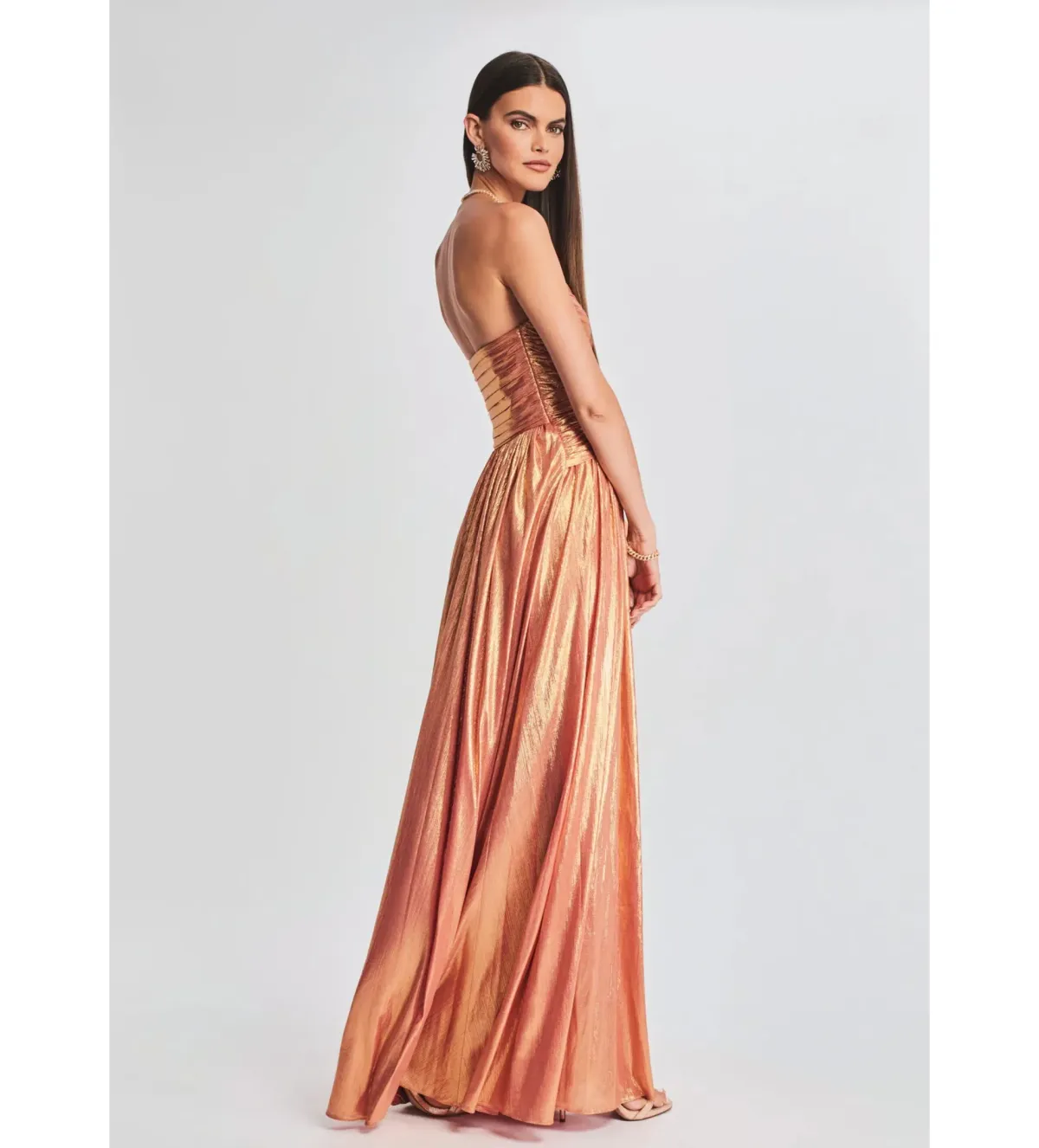 Retrofete Waldorf Dress in Apricot Size M / AU 10 - Image 3