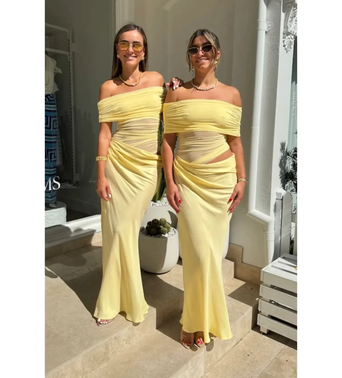 Benni Butter Nico Off  Shoulder Maxi Size AU 8 - Image 2