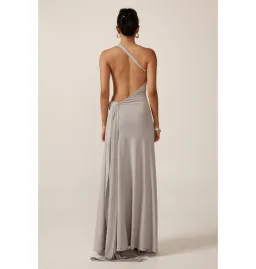 Ance Gria Gaia Gown Silver Blue Size XS / AU 6 for rent on The Volte - image 4