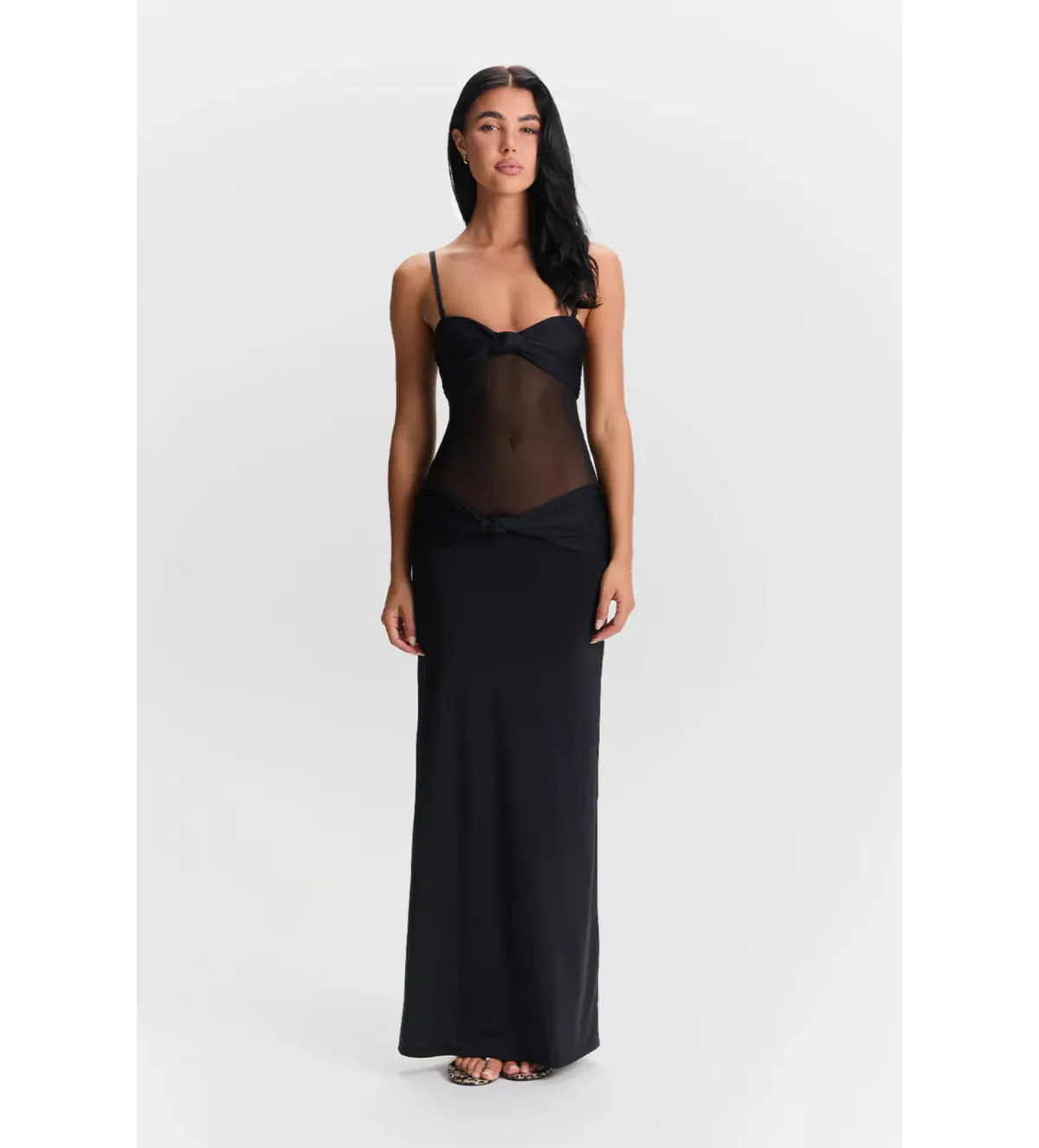 Sasha Therese Amara Maxi Dress Black Size S/AU 8 - Image 1
