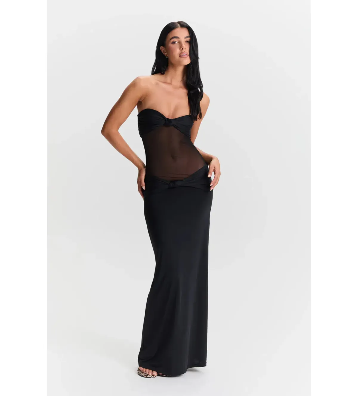 Sasha Therese Amara Maxi Dress Black Size S/AU 8 - Image 2