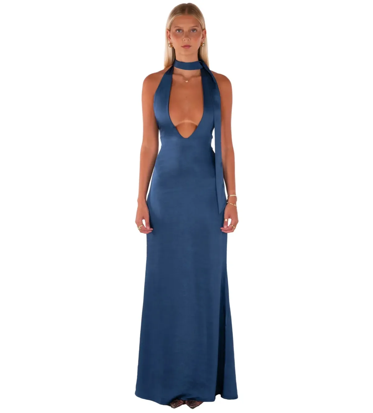 I am Delilah Midnight Margot Maxi in Blue Size Small/ AU 8 - Image 1