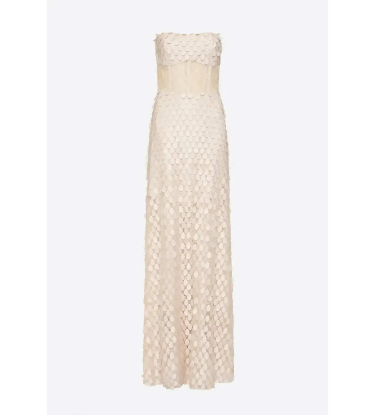 Manning Cartell Supreme Extreme Strapless Gown Chalk Size AU 4 - Image 4