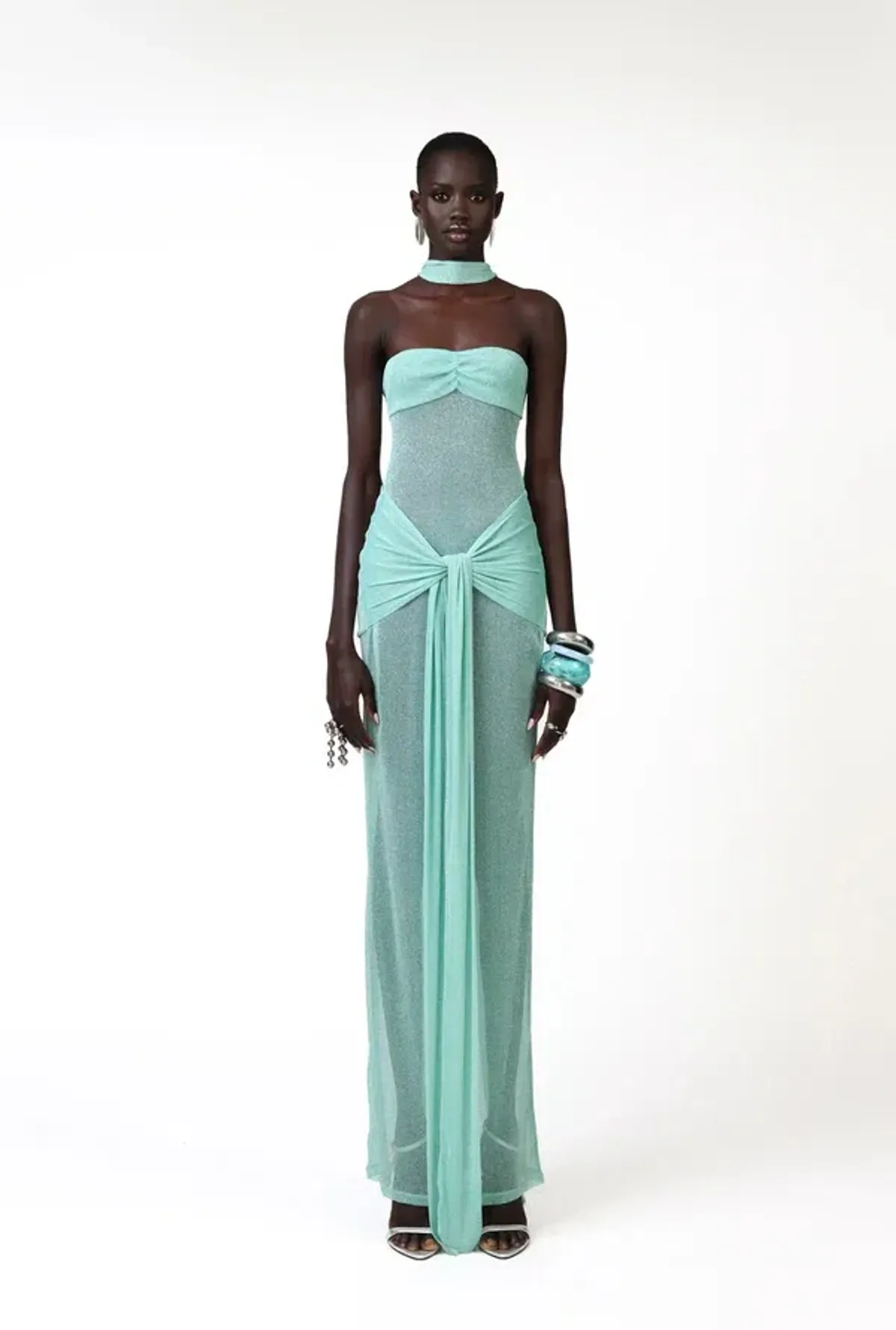 Khanums Kesca Dress in Mint Size S / AU 8 - Image 1
