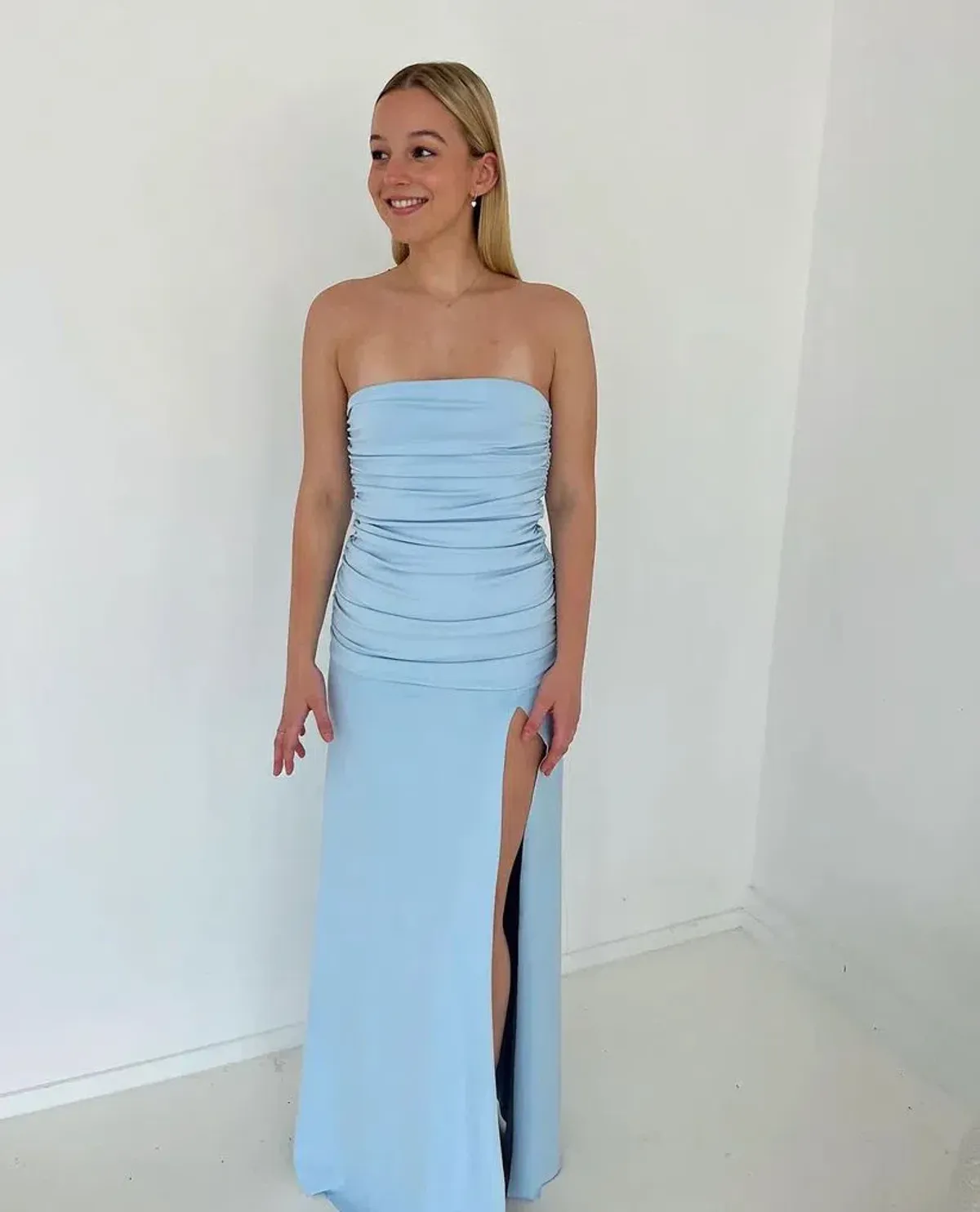 Mode Mila Remi Dress Maxi Ice Blue Size AU 6 - Image 2