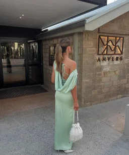 Lexi Jayne Maxi Dress in Mint Size AU 6 for rent on The Volte - image 4