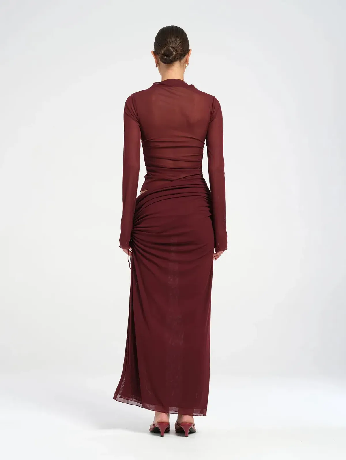 Benni Mable Maxi Dress Plum Size 8 - Image 3