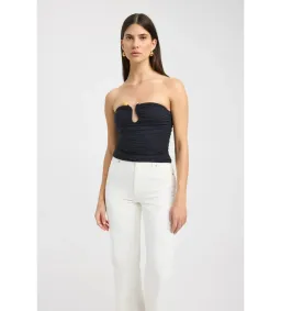 Kookai Tayla Trim Top Black Size AU 8 for rent on The Volte - image 2