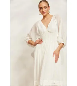 eb&ive Sereno Maxi Dress Pearl Size XL/AU 14 for rent on The Volte - image 4