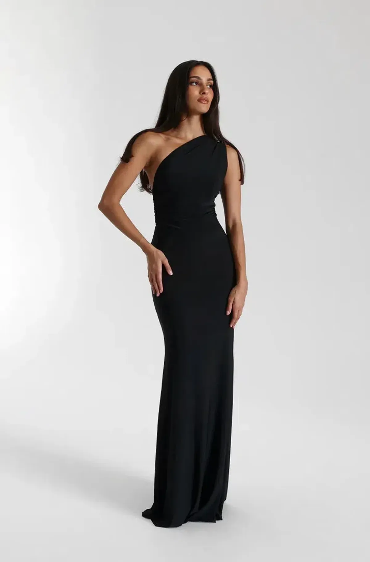 Natalie Rolt Black Fabienne Gown Size AU 6 - Image 1