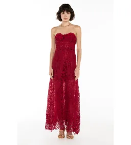 Manning Cartell Tea Ceremony Maxi Dress  Ruby Red Size 10 for rent on The Volte - image 1