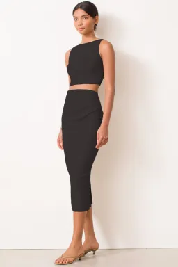 Bec & Bridge Raphaela Top and Skirt Set Black Size 6 for rent on The Volte - image 4