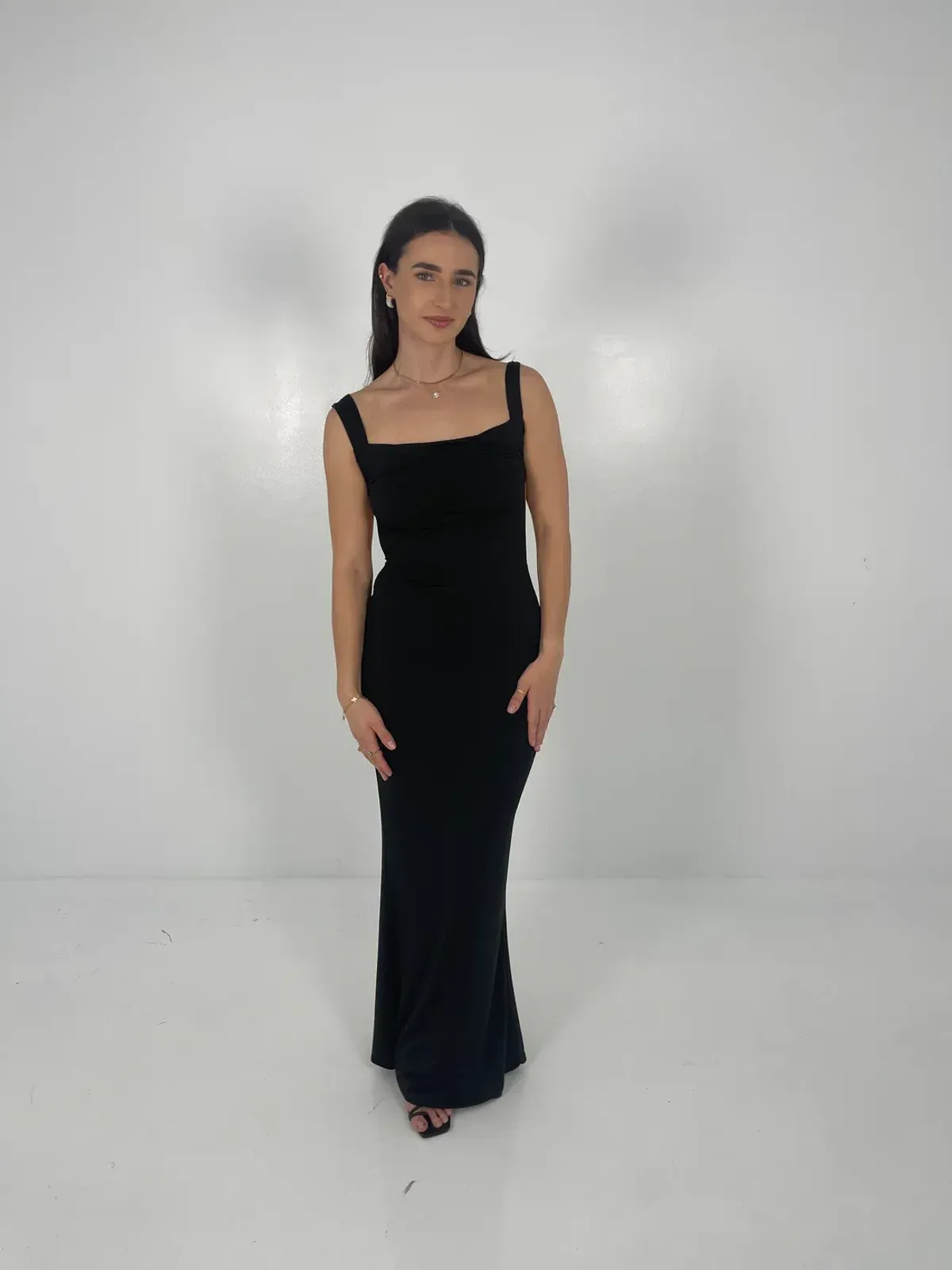 Effie Kats Helena Gown in Black Size M/AU 10 - Image 1