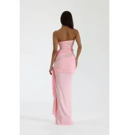 Natalie Rolt Miranda Gown Pink Size 1 / AU 8 for rent on The Volte - image 3