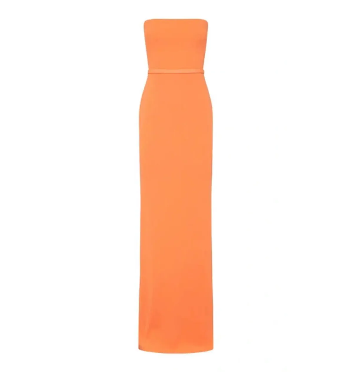 Alex Perry Cassidy Strapless Column Gown Orange Size 8 - Image 3