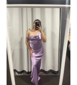 Natalie Rolt Purple Monika Gown Purple Size 1/AU 8 for rent on The Volte - image 1