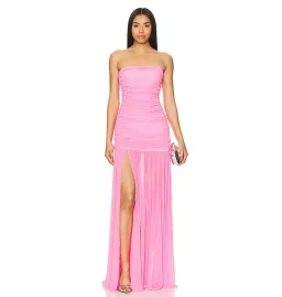 Retrofete Adele Maxi Dress Pink Size 6/XS for rent on The Volte - image 1