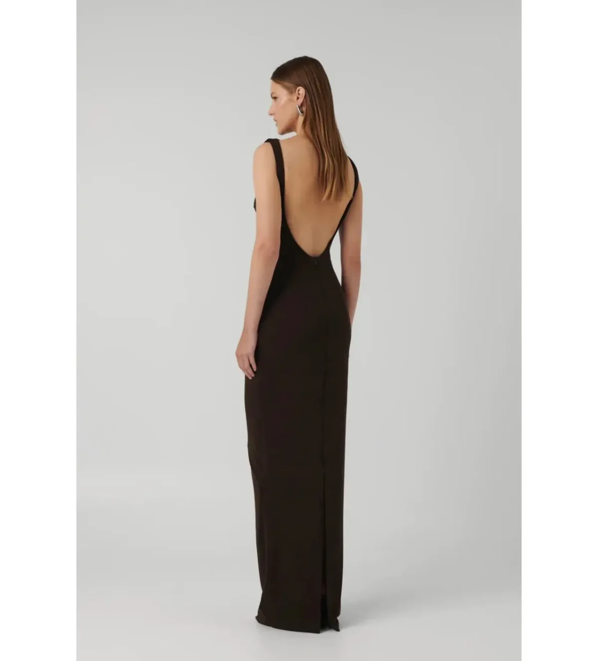 Effie Kats Coffee Verona Gown in Brown Size XS/ AU 6 - Image 3