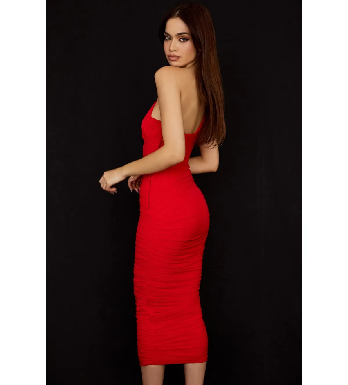 House of CB Valentina Dress Scarlett Size 6 - Image 2