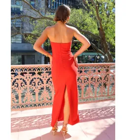By Nicola Naomi Dress Cherry Size 8 for rent on The Volte - image 2
