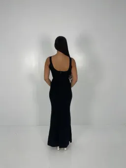 Hervé Léger Ellen Bandage Gown in Black Size XS/UK4 for rent on The Volte - image 3