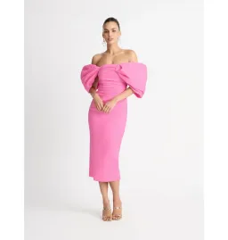 Sheike Ever After Midi Dress Pink Size 14 for rent on The Volte - image 1