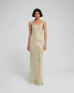 Rat And Boa Olympia Sequin Maxi Dress Size XS/AU6 for rent on The Volte - image 1
