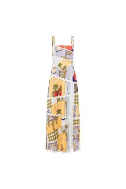 Zaco Capricci Dress Villagio Purple Maxi Size AU 6 for rent on The Volte - image 5