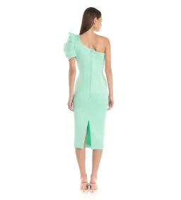 Eliyah the Label Suzie Midi Dress Mint Green Size 10 for rent on The Volte - image 2