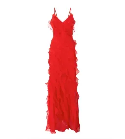 Rat & Boa Cecilia Dress in Red Size 10 for rent on The Volte - image 5