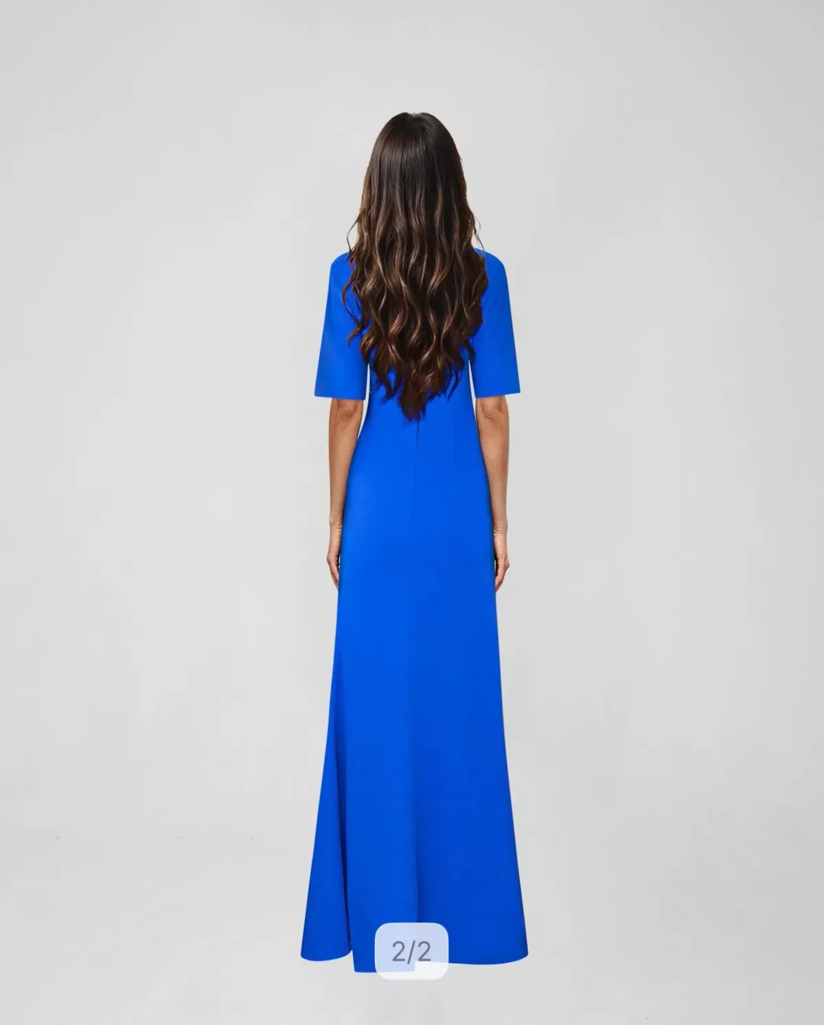Atoir Raya Maxi Dress Electric Blue Size 6 - Image 2