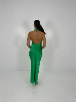 YLD Design Green Crossover Maxi Dress Size 6 for rent on The Volte - image 2